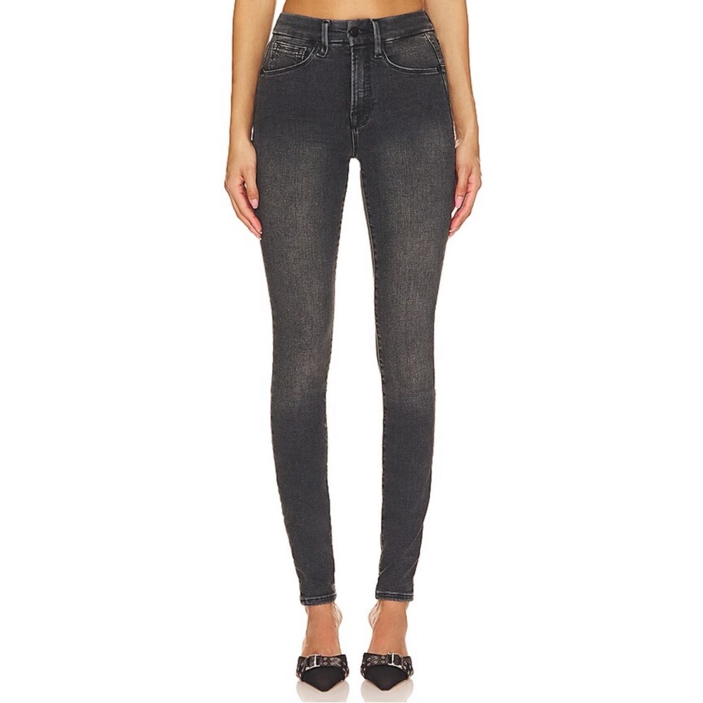 Good American Women's Black314 Skinny Jeans